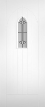 Image of Westminster Double Glazed White Primed Tricoya Door