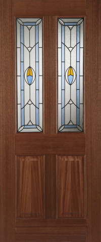 Edwardian Blue Hardwood Door image