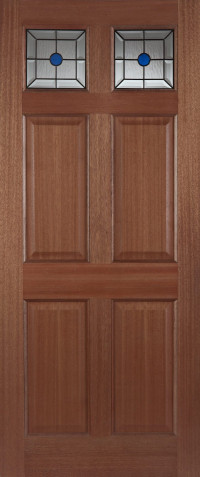 Colonial Toplight Hardwood Door image