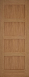 CONTEMPORARY 4P OAK Unfinished