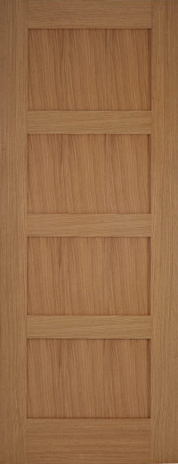 Oak Contemporary 4 Panel image