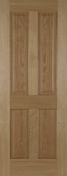 4 PANEL RM OAK Unfinished 