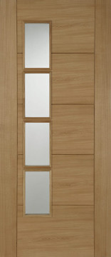 Image of Oak ISEO Offset 4 Light Glazed