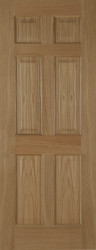 6 PANEL OAK Unfinished 
