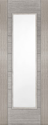 Corsica Glazed Light Grey FD30 Door