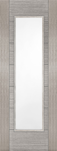 Corsica Glazed Light Grey Door image