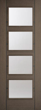 Image of Vancouver 4V Glazed Chocolate Grey Door