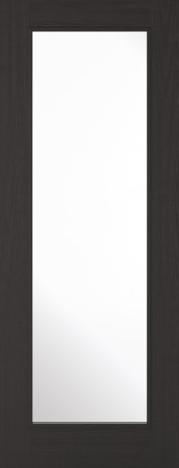Diez Glazed Charcoal Black Door image