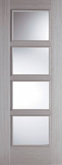 Vancouver Glazed Light Grey Door image