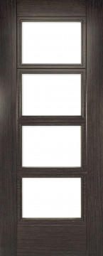 Image of Montreal 4 Glazed Dark Grey Ash Door