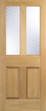 Image of Malton Screen Print Oak Door