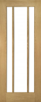 Image of Norwich Crown Cut Glazed Oak Interior Door