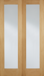 PATTERN 20 CLEAR GLAZED PAIRS OAK Unfinished 