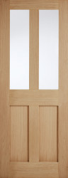 LONDON 2L GLAZED OAK Unfinished Interior Door