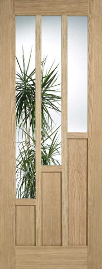 Kansas Glazed Clear Oak Interior Door image