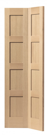 Snowdon Shaker Bi-Folding Oak Doors image