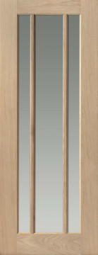 Image of Darwen Glazed Clear Oak Interior Door