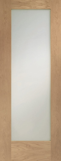 Pattern 10 Obscure Glazed Oak Interior Door image