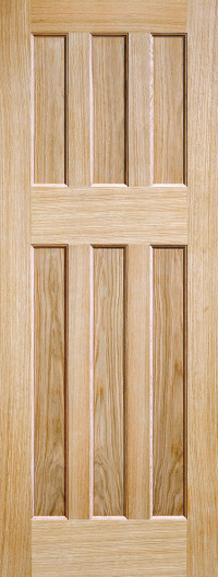 1960 DX Oak Interior Door image