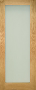 Image of Walden Shaker Obscure Glazed Oak Interior Door