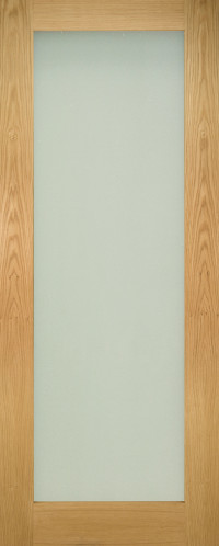 Walden Shaker Obscure Glazed Oak Interior Door image