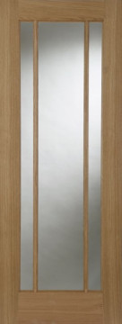 Image of Salisbury Shaker Glazed Clear Oak Interior Door