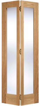 Image of PATTERN 10 BI-FOLD GLAZED OAK Unfinished 