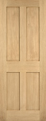 London Shaker Oak FD30 Door