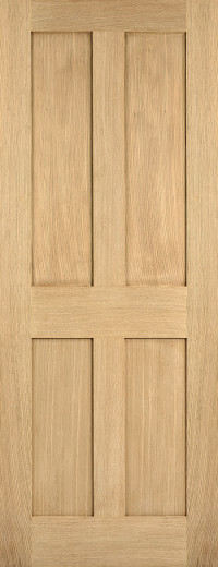LONDON FD30 Unfinished Oak Door image