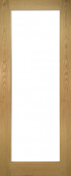 Image of Walden Shaker Clear Glazed Oak Interior Door