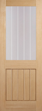 Image of MEXICANO Half Light Glazed FD30 Pre-finished Oak