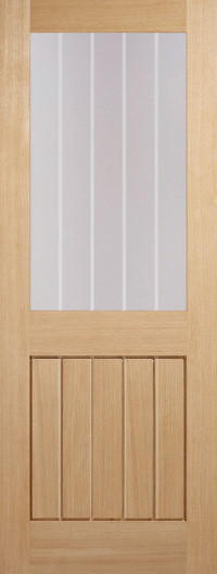 Mexicana Half Light Oak Door image