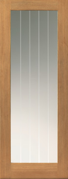 Image of Thames Full Light Oak Interior Door