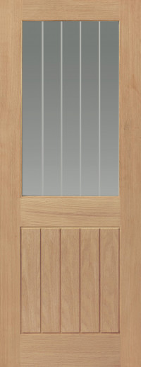 Thames Half Light Oak Interior Door image