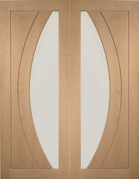 Image of Salerno Oak Interior Door Pair