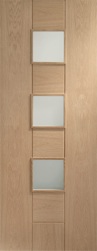 Messina Glazed Oak Interior Door image