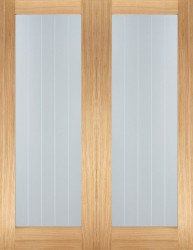 MEXICANO PATTERN 10  GLAZED PAIRS Unfinished Oak