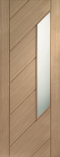 Monza Glazed Oak Interior Door image