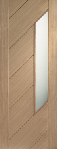 Monza Glazed Oak FD30 Door image