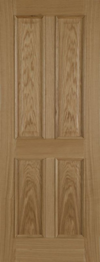 4 Panel RM Oak FD30 Door image