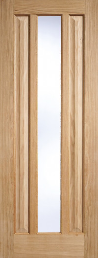 KILBURN Clear Glazed Unfinished Oak Interior Door image