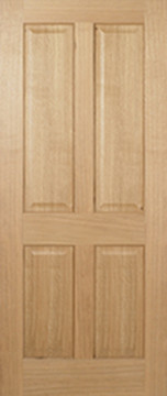 Image of Regency 4 Oak FD30 Door