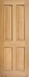 REGENCY 4P RM2S OAK Unfinished Door