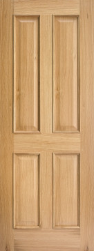 Image of Regency 4 Panel RM Oak FD30 Door