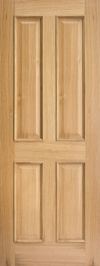 REGENCY 4 Panel RM Unfinished Oak Door image