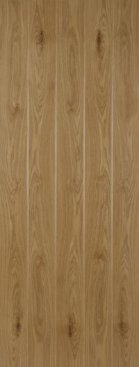 Ledged And Braced Oak Planked Door image