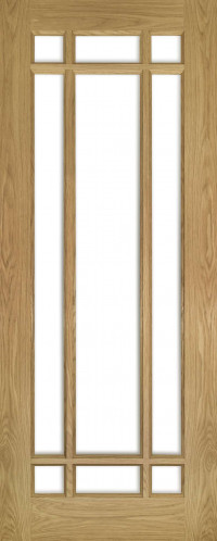 Kerry Crown Cut Glazed Oak Door image