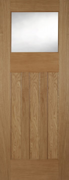 Image of Oak 1930 – 3 panel 1 light unglazed