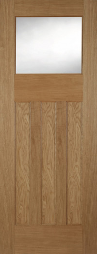 Oak 1930 – 3 panel 1 light unglazed image