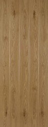 LEDGED & BRACED OAK Unfinished